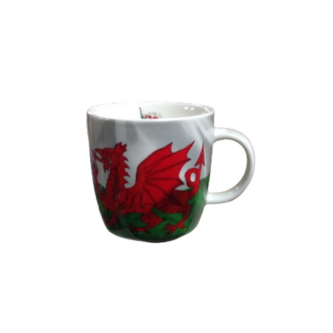 Cup with Welsh dragon -  Cwpan gyda'r Ddraig Goch