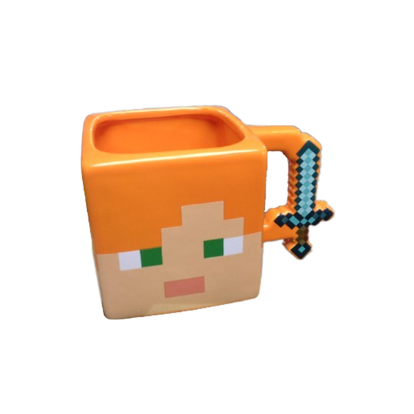 Minecraft large block mug