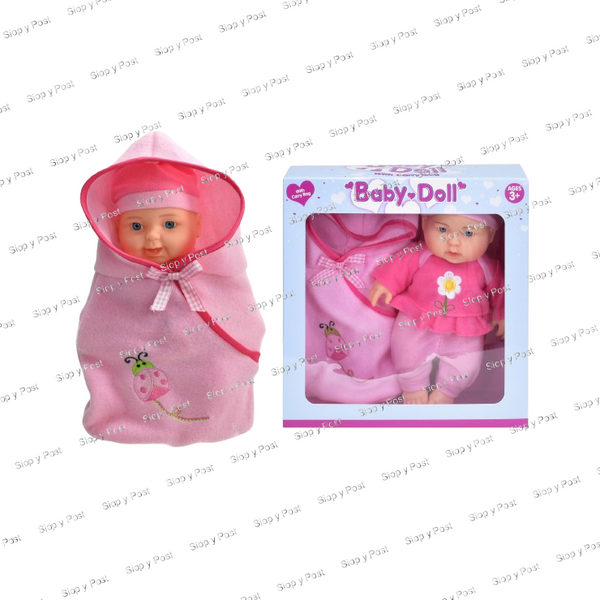 23cm Vinyl Baby Doll With Carry Bag Siop Y Post