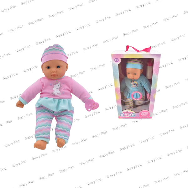 40cm Soft Baby Doll With Bottle Dummy Siop Y Post