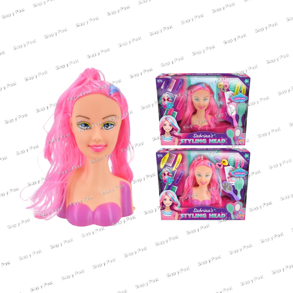 Sabrina's Styling Head With Accessories – Siop Y Post Sabrina's Styling Head With Accessories – Siop Y Post