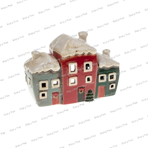 Pottery Christmas cottages