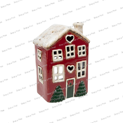 Pottery Christmas cottages