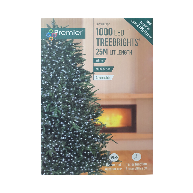 1000 led Christmas tree lights 25M length