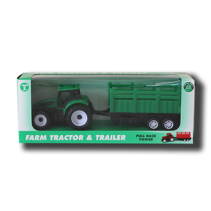 Tractor a Threlar Bach | Small Tractor & Trailer