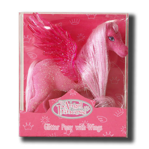 Merlen Glitter gydag Adenydd | Glitter Pony with Wings