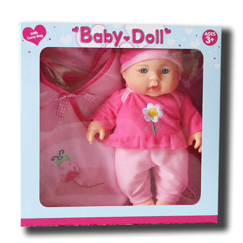 Babi-dol gydag Bag Cario | Baby-doll with Carrier Bag