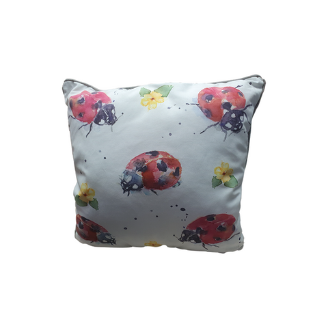 Clustog  Buchod coch cwta - Ladybird  Cushion
