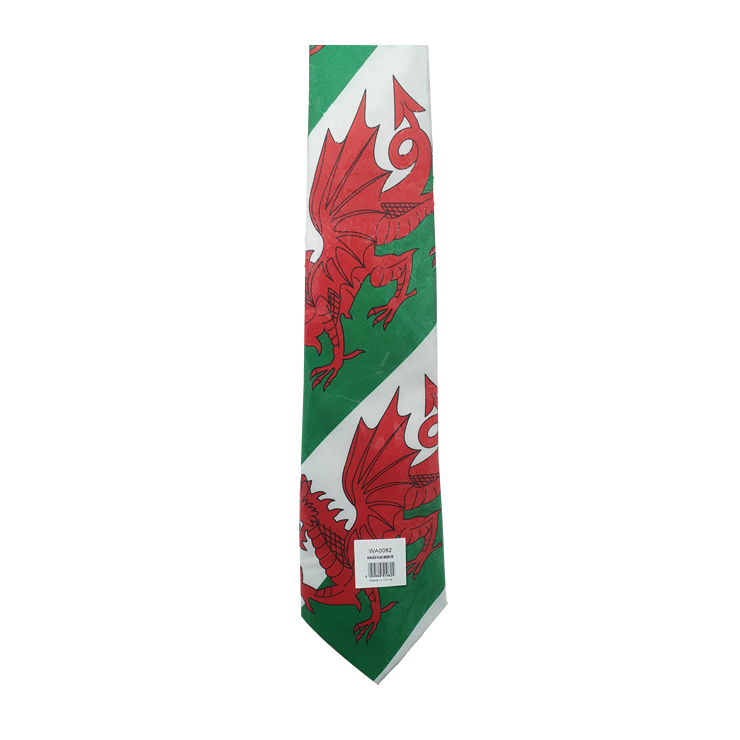 Welsh dragon-Necktie-gyda Ddraig Goch