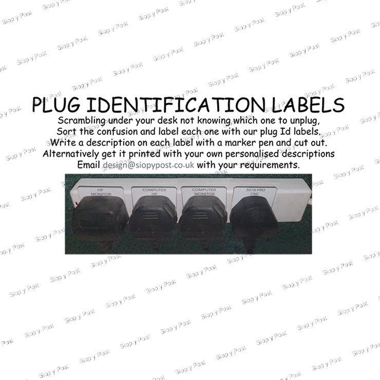 Taflen ID plwg - Plug ID sheet