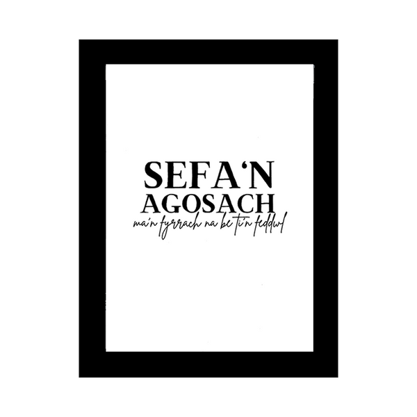 Print Sefa'n Agosach