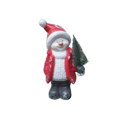 Addurn Dyn eira - Snowman ornament
